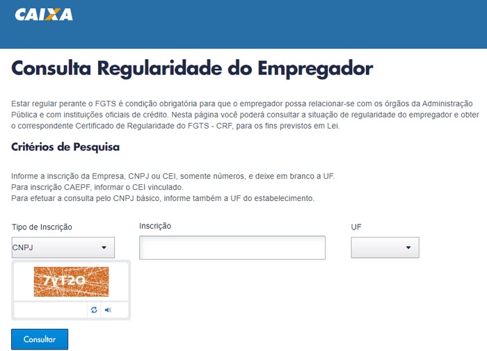 Certidão FGTS 2022 Certidão FGTS 2022