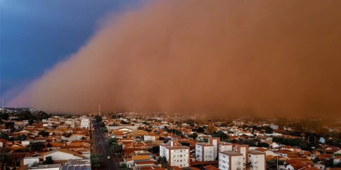 Tempestade de Areia em SP